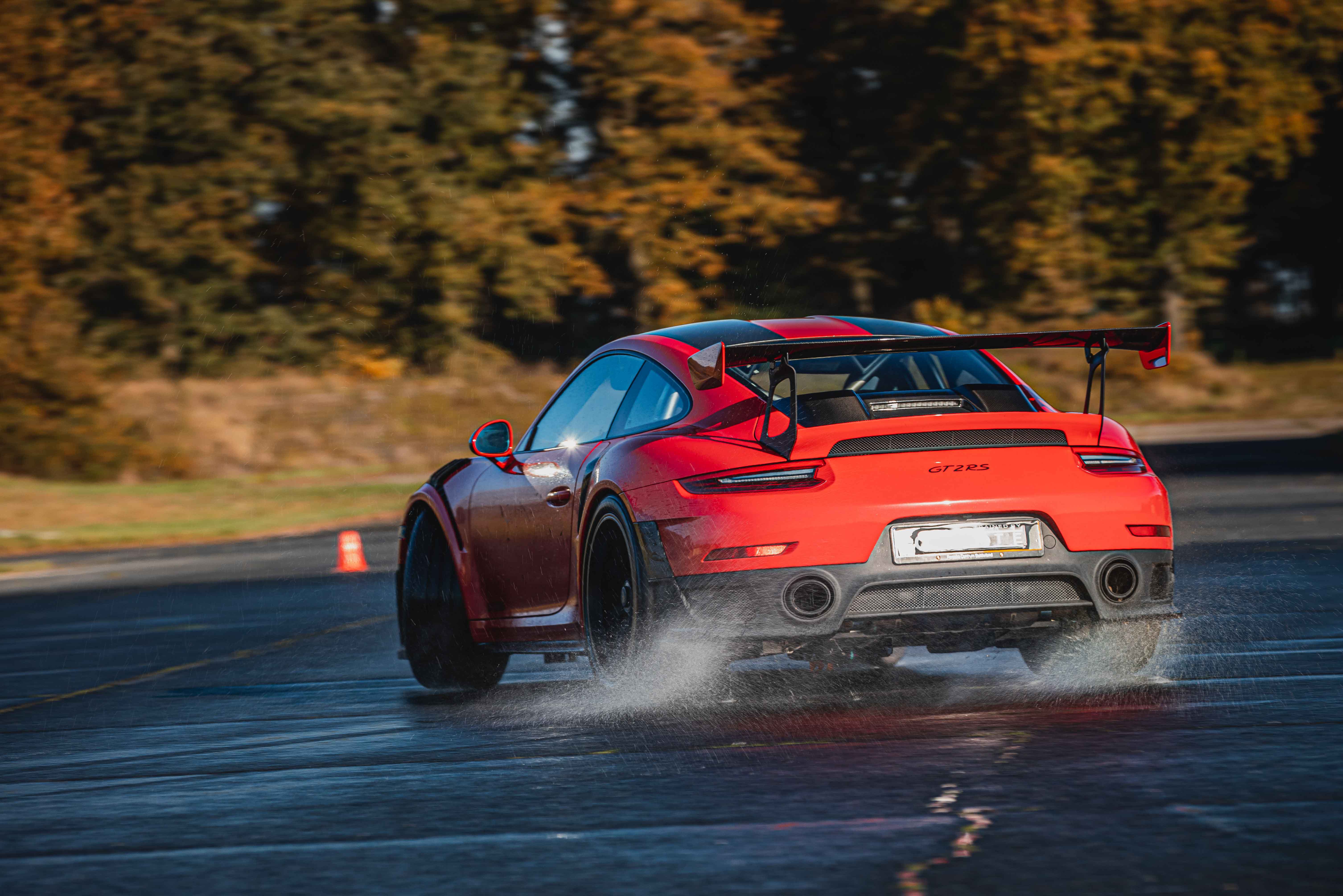 Porsche GT2RS op Drifttraining 2 Weeze