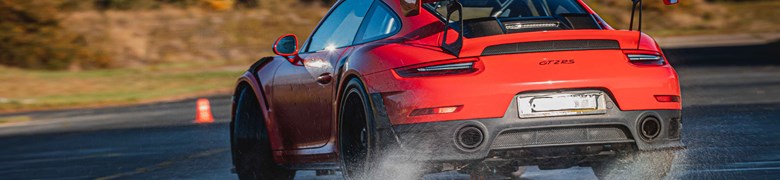 Porsche GT2RS op Drifttraining 2 Weeze