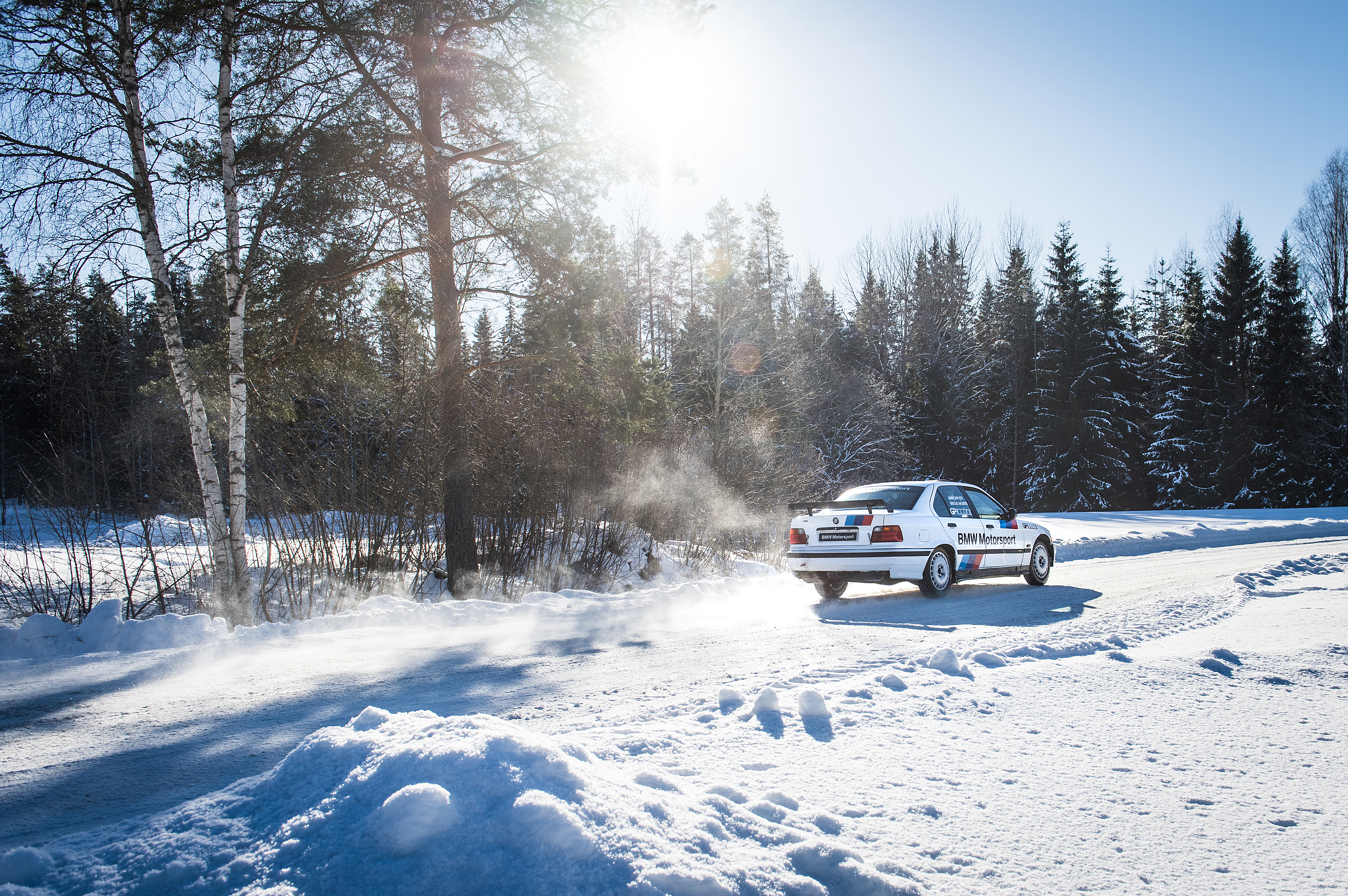 Rallytraining in Finland